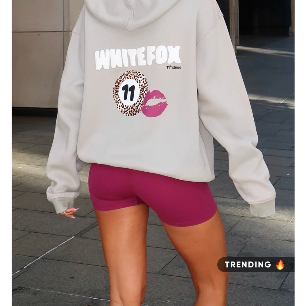 Whitefox 11th Street She's So Lucky Oversized Hoodie Moon Kiss